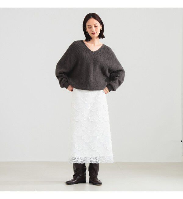 Demi-Luxe BEAMS 「フォックスウール ホールガーメント ニット」|ニット・セーター|