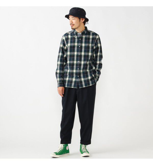 BEAMS PLUS「BEAMS PLUS / 2プリーツ フランネル トラウザーズ」|その他|