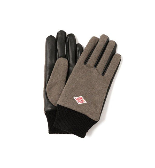 BEAMS「【別注】DANTON / ウールライククロス グローブ」|手袋|GREIGE
