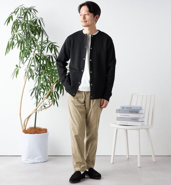 SHIPS any「SHIPS any: 〈手洗い可能〉 ミラノリブ クルーネック カーディガン 24SS◇」|カーディガン|