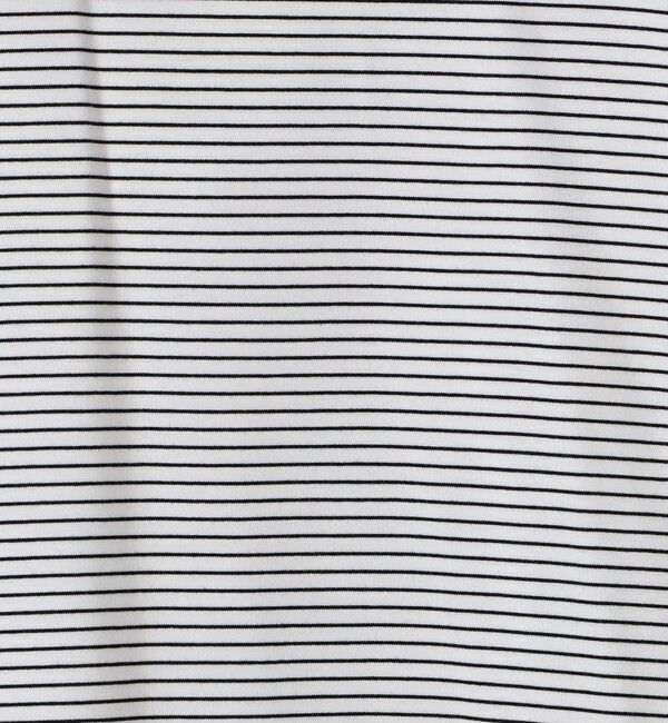 SHIPS for women「ロング リブ スリーブ カットソー  ボーダー / ソリッド」|Tシャツ・カットソー|