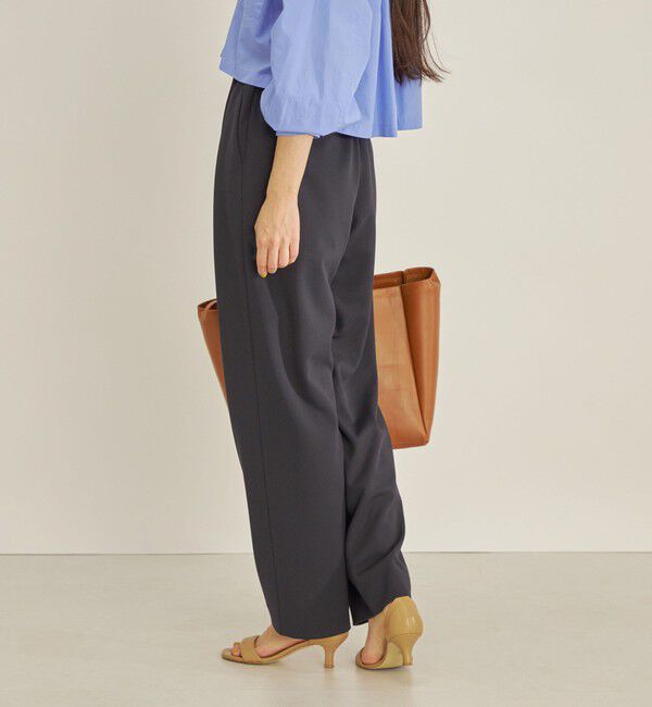 SHIPS for women「〈手洗い可能〉2タック ジョーゼット テーパード パンツ ◇ 」|その他|