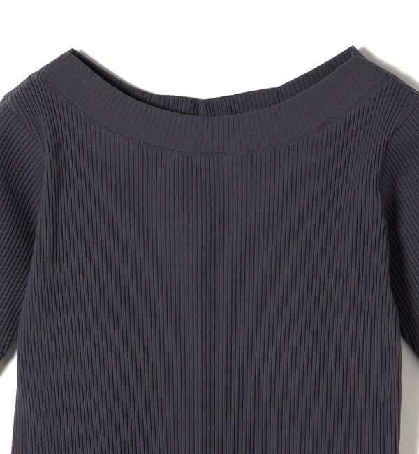 SHIPS for women「*オーガニックコットン バック クロス リブ トップス◇」|Tシャツ・カットソー|