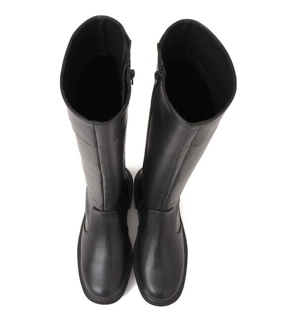 SHIPS any「【SHIPS any別注】eblouna: トラックソール ロング ブーツ」|ロングブーツ|