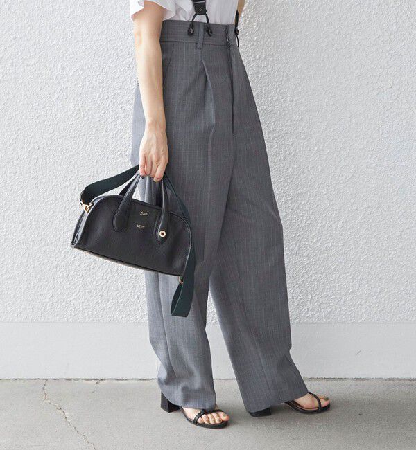 SHIPS for women「TW ギャバ サスペンダー パンツ◇」|その他|