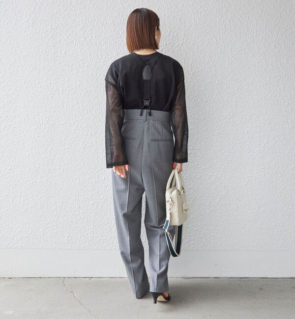 SHIPS for women「TW ギャバ サスペンダー パンツ◇」|その他|