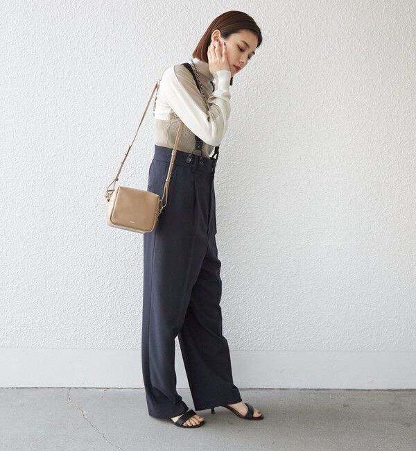 SHIPS for women「TW ギャバ サスペンダー パンツ◇」|その他|