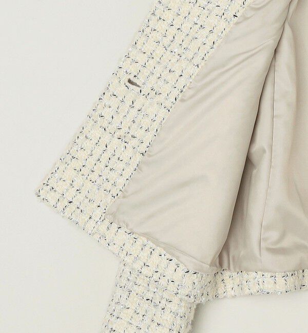 quaranciel「quaranciel: ファンシー ツイード ステンカラー ジャケット」|その他|