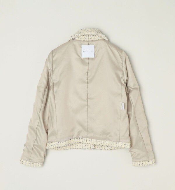 quaranciel「quaranciel: ファンシー ツイード ステンカラー ジャケット」|その他|