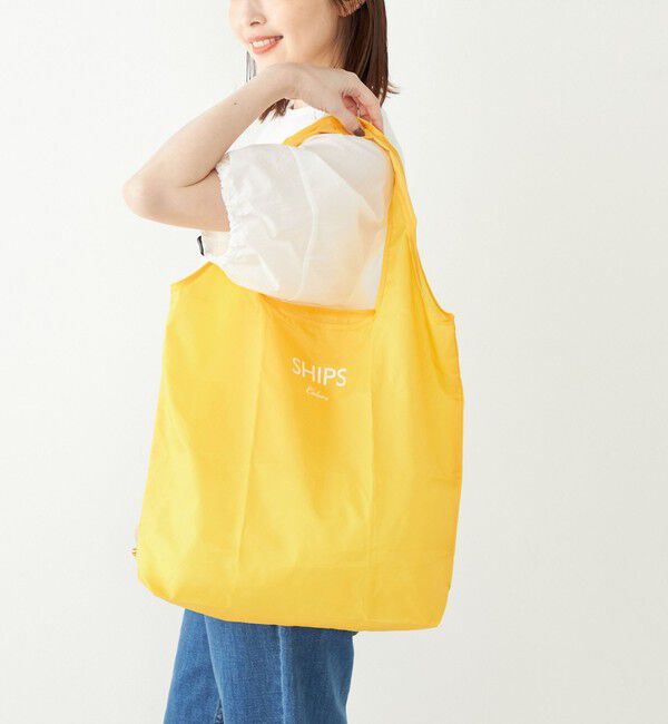 SHIPS Colors 「SHIPS Colors:〈手洗い可能〉リサイクル エコバッグ (M)」|エコバッグ|