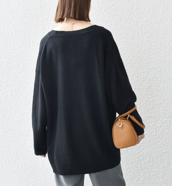 SHIPS any「SHIPS any: AQUA カシミヤ ミックス Vネック ニット カーディガン」|カーディガン|