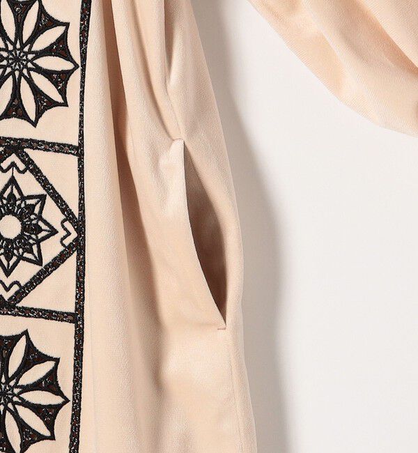 SHIPS any「bon_meur:〈洗濯機可能〉ベロア カットワーク ワンピース」|ワンピース|