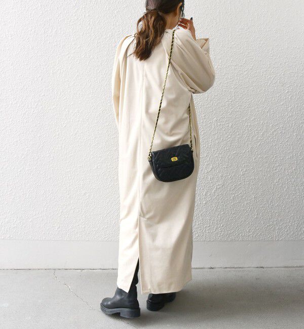 SHIPS any「bon_meur:〈洗濯機可能〉ベロア カットワーク ワンピース」|ワンピース|