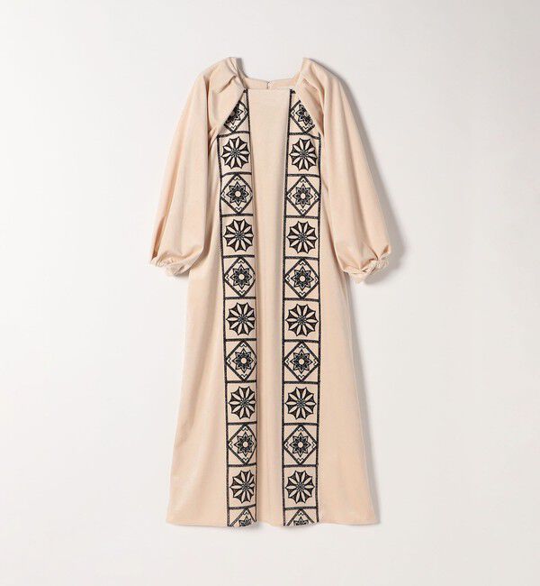 SHIPS any「bon_meur:〈洗濯機可能〉ベロア カットワーク ワンピース」|ワンピース|