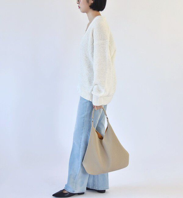 quaranciel「quaranciel:〈洗濯機可能〉セミフレア デニム パンツ」|デニム|