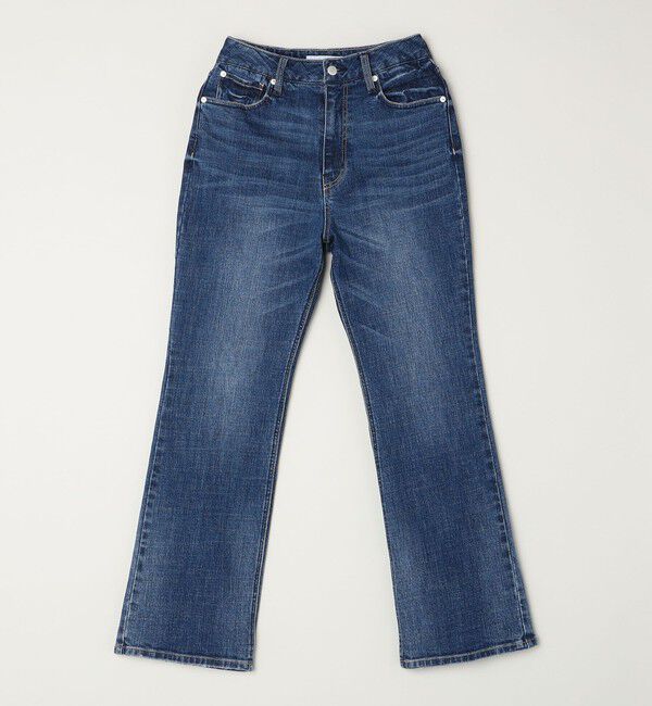 quaranciel「quaranciel:〈洗濯機可能〉セミフレア デニム パンツ」|デニム|