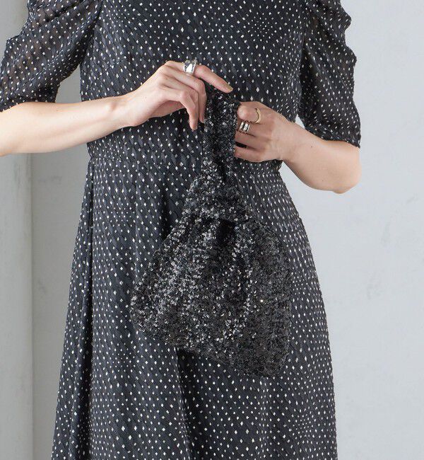 SHIPS for women「troisiemeCHACO:スパンコール バッグ」|ハンドバッグ|