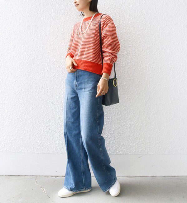 SHIPS for women「〈手洗い可能〉ジャカード プルオーバー」|ニット・セーター|