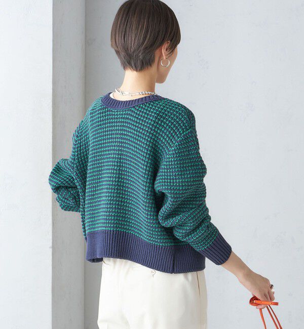 SHIPS for women「〈手洗い可能〉ジャカード プルオーバー」|ニット・セーター|