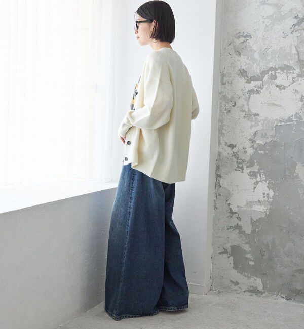 SHIPS for women「〈手洗い可能〉7G ウール カシミヤ Vネック カーディガン」|カーディガン|