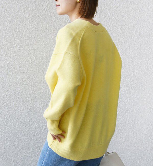 SHIPS for women「〈手洗い可能〉7G ウール カシミヤ Vネック カーディガン」|カーディガン|