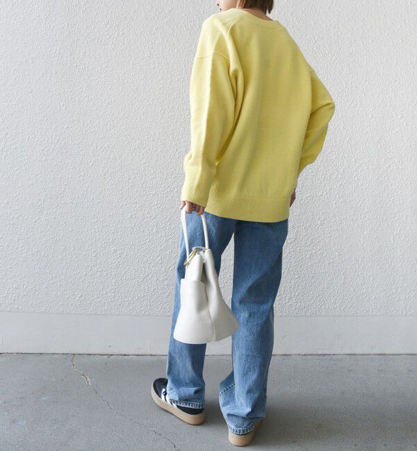 SHIPS for women「〈手洗い可能〉7G ウール カシミヤ Vネック カーディガン」|カーディガン|