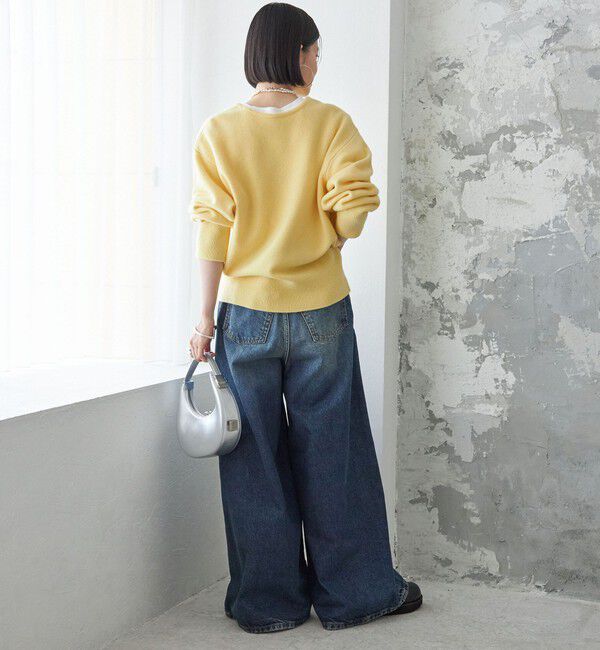 SHIPS for women「〈手洗い可能〉7G ウール カシミヤ ヘンリーネック 2WAY プルオーバー」|ニット・セーター|