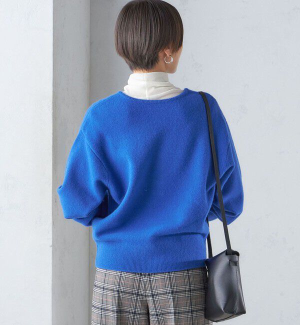 SHIPS for women「〈手洗い可能〉7G ウール カシミヤ ヘンリーネック 2WAY プルオーバー」|ニット・セーター|