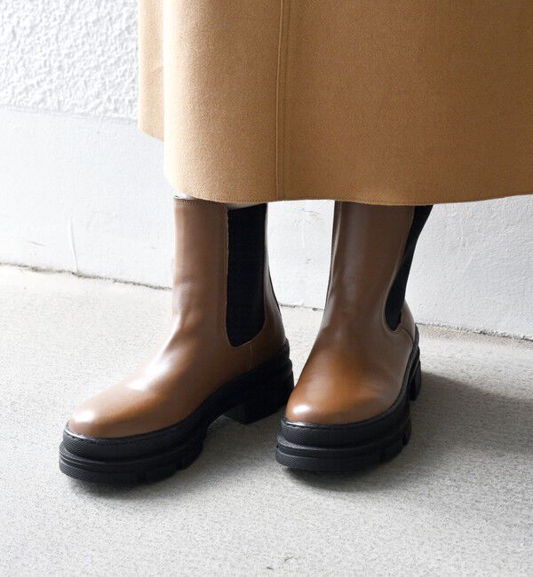 SHIPS any「VELETTO: チェルシー ブーツ」|ショートブーツ|