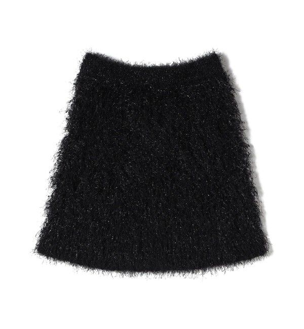 SHIPS for women「〈手洗い可能〉ラメ フリンジ ミニ スカート」|スカート|