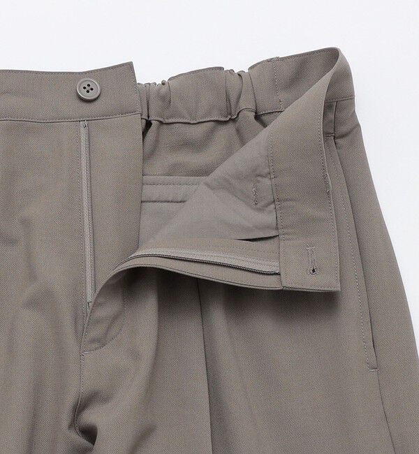 SHIPS「City Ambient Products: ツイル 2タック ワイド スラックス」|スラックス|