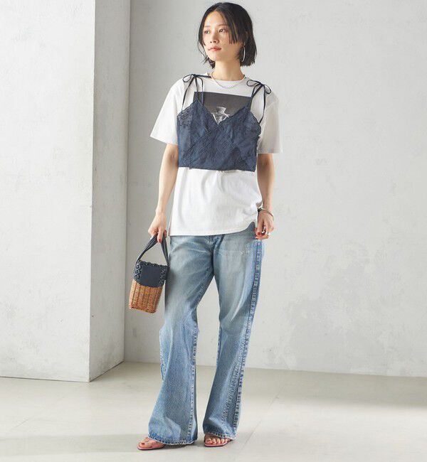 SHIPS for women「【SHIPS別注】upper hights:50th ANNIV FLARE  DENIM」|デニム|