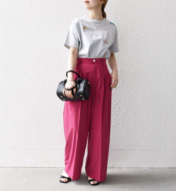 SHIPS any「SHIPS any:〈洗濯機可能〉タイプライター セミ ワイド タック パンツ」|その他|