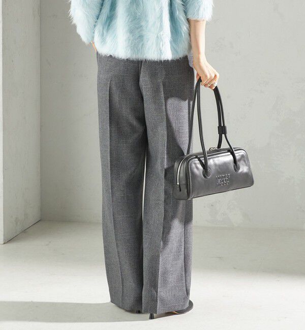 SHIPS for women「〈手洗い可能〉TUMUGITO(R) シャーク ツイード タック パンツ」|その他|