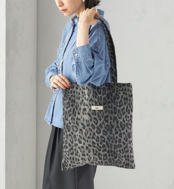 SHIPS for women「【SHIPS別注】Uhr:レオパード トート バッグ」|トートバッグ|