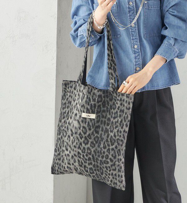 SHIPS for women「【SHIPS別注】Uhr:レオパード トート バッグ」|トートバッグ|