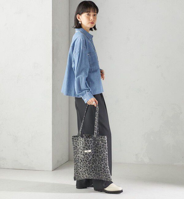 SHIPS for women「【SHIPS別注】Uhr:レオパード トート バッグ」|トートバッグ|