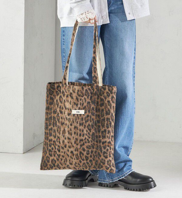 SHIPS for women「【SHIPS別注】Uhr:レオパード トート バッグ」|トートバッグ|