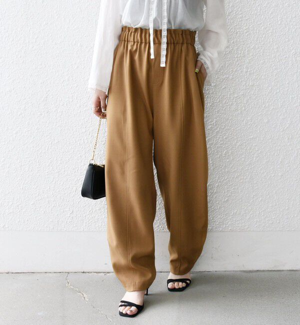 SHIPS any「SHIPS any:〈洗濯機可能〉ウーステッド サスペンダー付き バルーン パンツ」|その他|