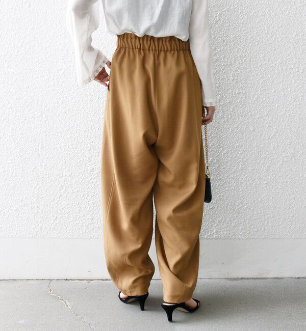 SHIPS any「SHIPS any:〈洗濯機可能〉ウーステッド サスペンダー付き バルーン パンツ」|その他|