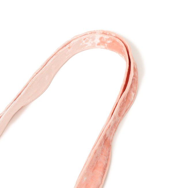 SHIPS for women「【SHIPS別注/PINK RIBBONチャリティー】Uhr: ポリエステル ベロア トート バッグ」|トートバッグ|