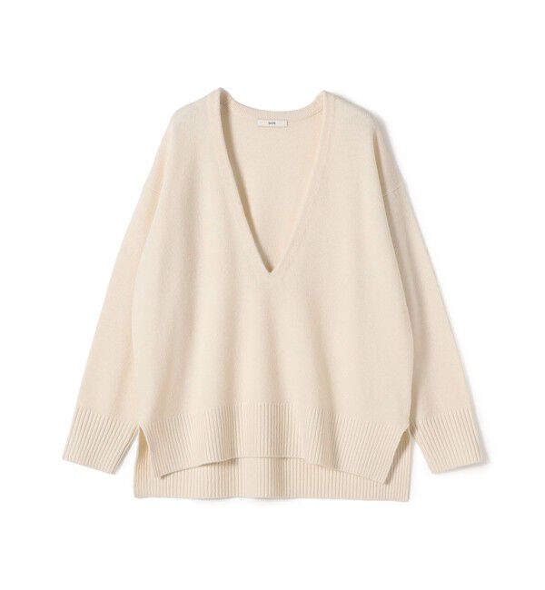 SHIPS for women「〈手洗い可能〉ウール カシミヤ Vネック プルオーバー」|ニット・セーター|