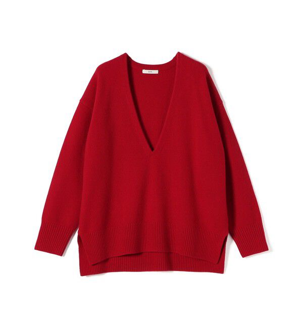 SHIPS for women「〈手洗い可能〉ウール カシミヤ Vネック プルオーバー」|ニット・セーター|