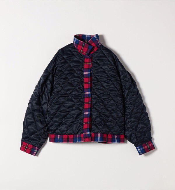 SHIPS any「SHIPS any:〈手洗い可能〉タータン チェック キルティング シャツ ジャケット」|ブルゾン・スタジャン|