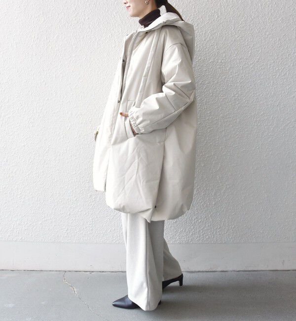 SHIPS any「SHIPS any:〈多機能〉中綿 2WAY フーディー テントライン コート」|その他|