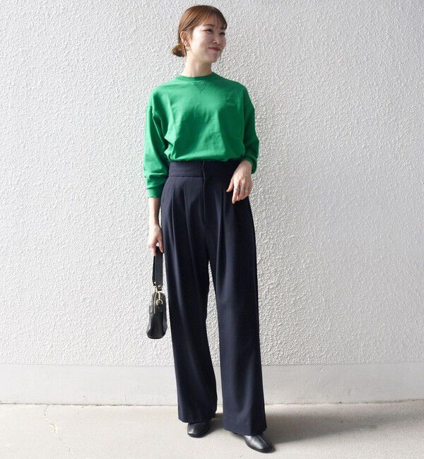 SHIPS any「SHIPS any:〈洗濯機可能〉ウォーム ストレッチ ハイウエスト 2タック パンツ」|その他|