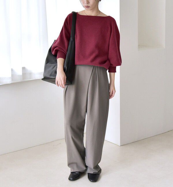 quaranciel「quaranciel:〈洗濯機可能〉ウォーム タック バレル イージー パンツ」|その他|