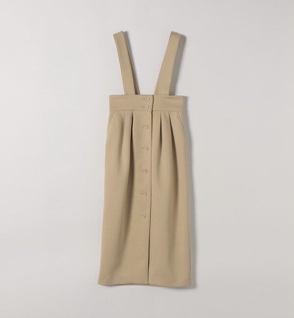 SHIPS any「SHIPS any:〈洗濯機可能〉ジャージー ハイウエスト Iライン ジャンパースカート」|ジャンパースカート|