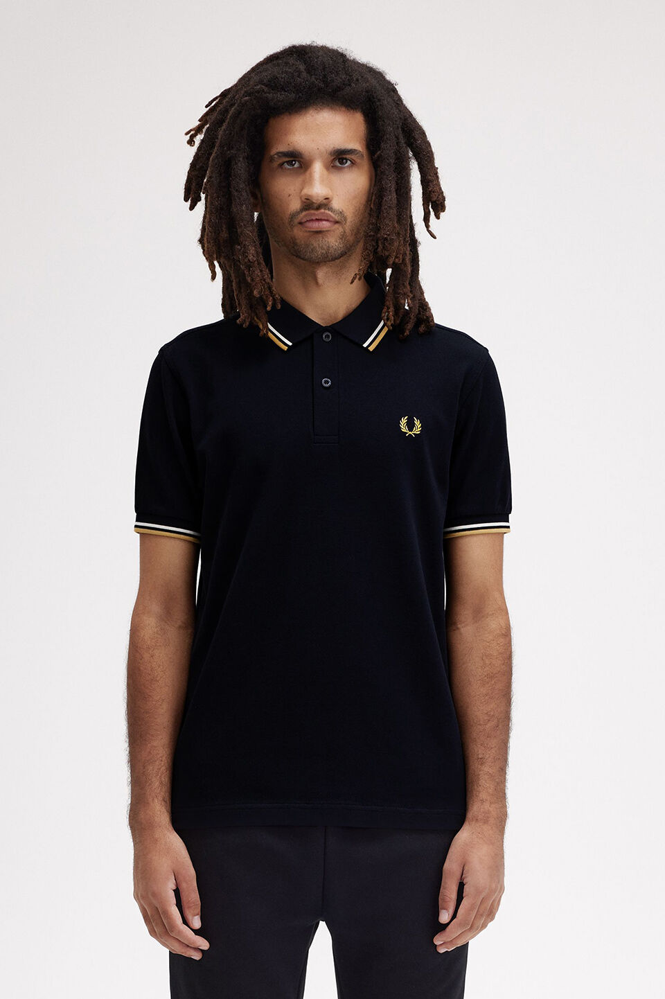 FRED PERRY 「The Fred Perry Shirt - M3600」|ポロシャツ|NAVY / ECRU / HONEY