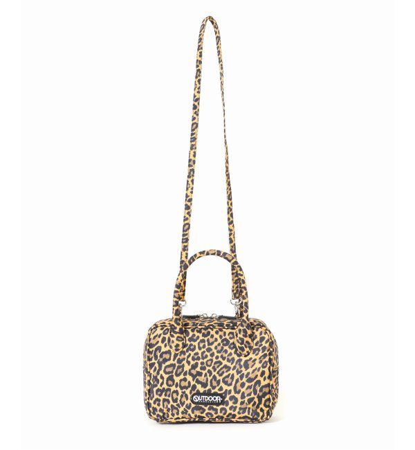 OUTDOOR PRODUCTS Usual Things「2WAY CUBE BAG LEOPARD」|ショルダー・メッセンジャー|